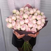 15 пионовидных кустовых роз, 60 см Кения