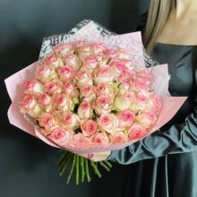 Букет из 51 розовой розы Кения 45 см Кения.
